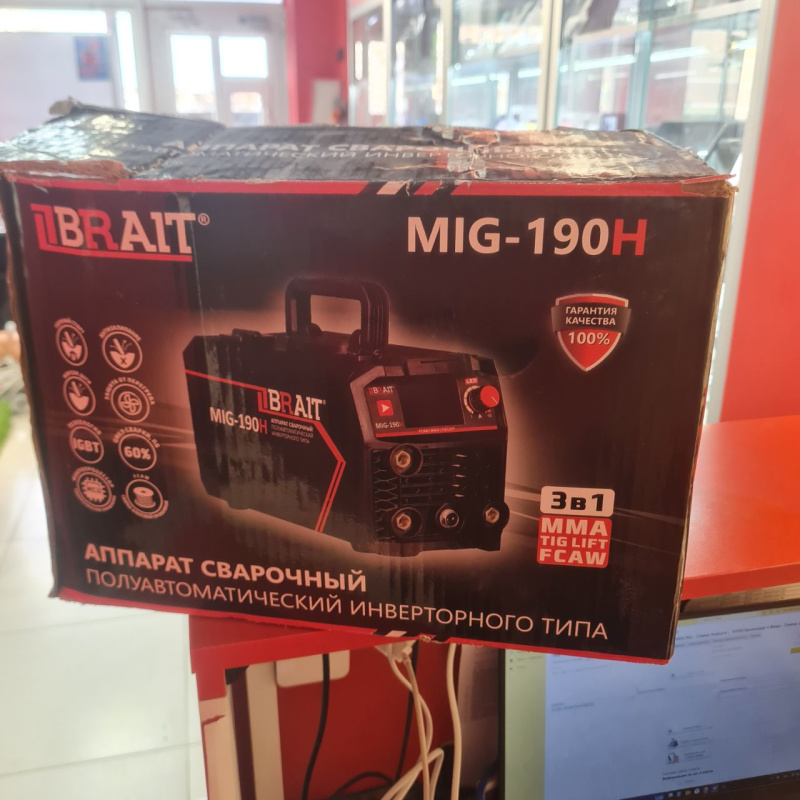Сварочный аппарат - инвертор ММА BRAIT MIG-190H