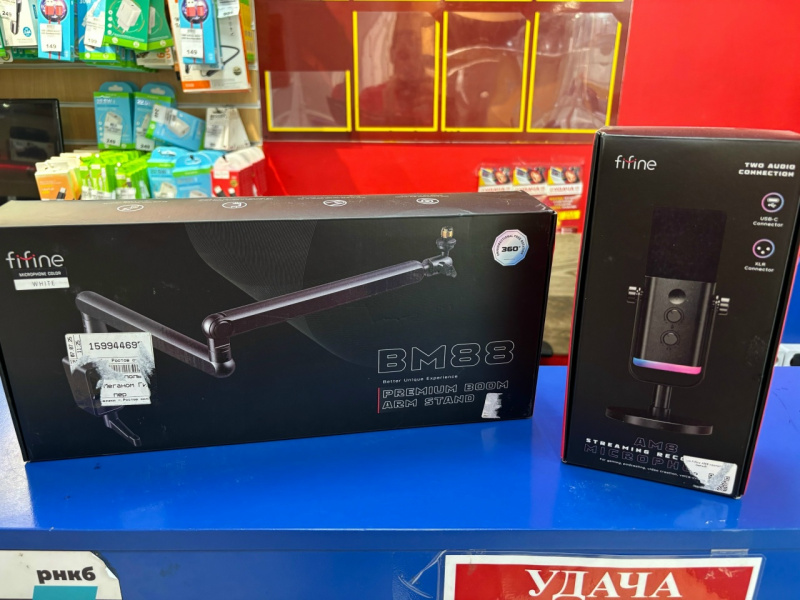 Микрофон со стойкой fifine BM88