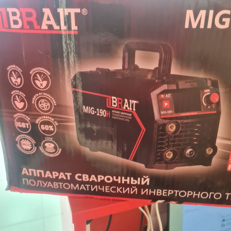 Сварочный аппарат - инвертор ММА BRAIT MIG-190H