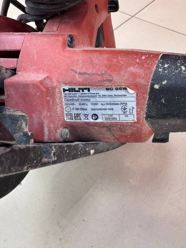 Торцовочная пила Hilti sc 55w