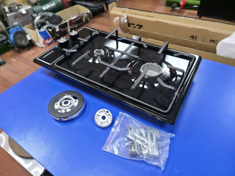 ГАЗОВЫЕ И КОМБИНИРОВАННЫЕ ВСТРАИВАЕМЫЕ ВАРОЧНЫЕ ПОВЕРХНОСТИ  DELVENTO  V30V20B001