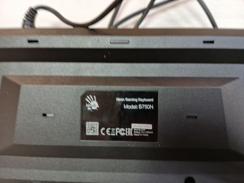 клавиатура Bloody b750n